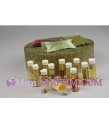 Coffret ancien Coty comprenant 11 miniatures