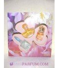 Coffret Parfums et Fleurs, 3 miniatures femme