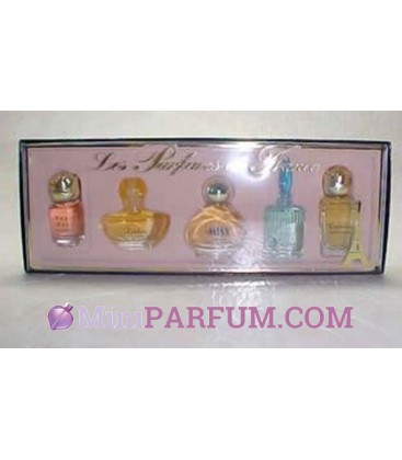 Coffret Les Parfums de France, 5 miniatures femme